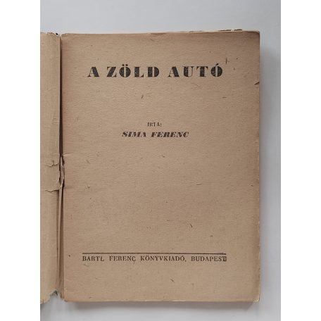 Sima Ferenc: A zöld autó