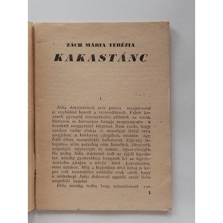 Zách Mária Terézia: Kakastánc