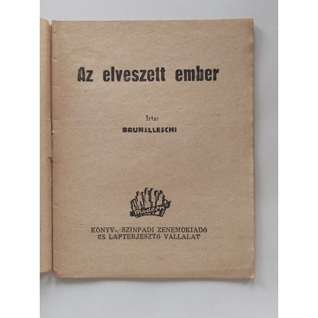 Brunelleschi: Az elveszett ember