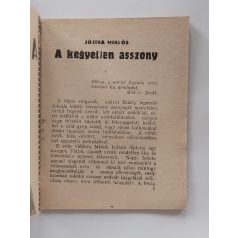 Jósika Miklós: A kegyetlen asszony