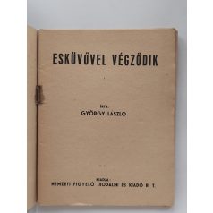   György László: Házassággal végződik (Népszerű Regény)
