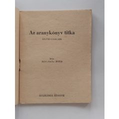   Jósika Miklós, br.: Az aranykönyv titka (Százezrek Könyve)