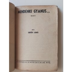   Erdődy János : Mindenki gyanus (Világvárosi Regények 288.)