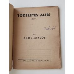   Ákos Miklós: A tökéletes alibi (Világvárosi Regények 534.)