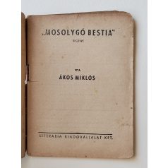   Ákos Miklós: A mosolygó bestia (Világvárosi Regények 588.)