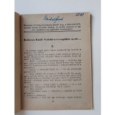   Balassa Emil: Valaki a csengőhöz nyúl  (Világvárosi Regények 672.)