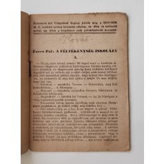   Forró Pál: A féltékenység iskolája (Világvárosi Regények 792.)