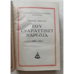 Kozma Miklós: Egy csapattiszt naplója