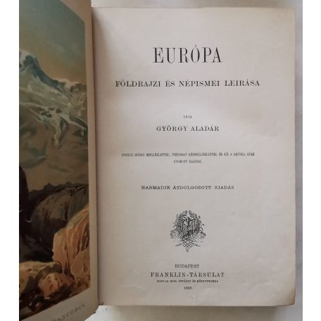 György Aladár: A Föld és népei I-V.