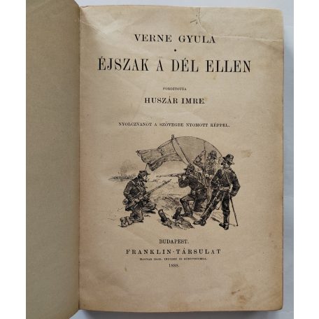 Verne Gyula: Éjszak a Dél ellen (Gottermayer kötésváltozat)