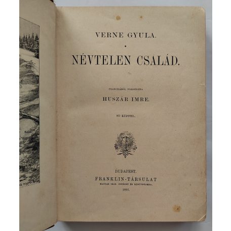 Verne Gyula: Névtelen család (Gottermayer kötésváltozat)