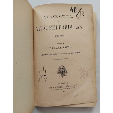 Verne Gyula: Világfelfordulás