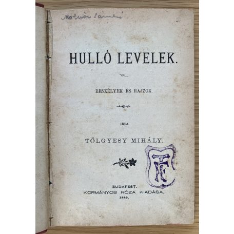 Tölgyesy Mihály: Hulló levelek