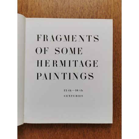 N. Nikulin (szerk.): Fragments of some hermitage paintings - 15-16th centuries
