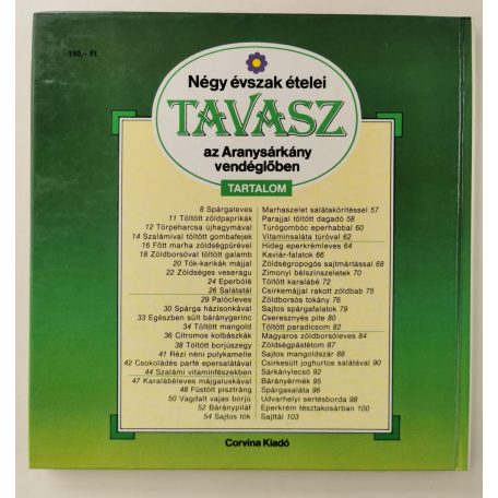 Liscsinszky Béla: Négy évszak ételei az Aranysárkány vendéglőben (4 szakácskönyv)