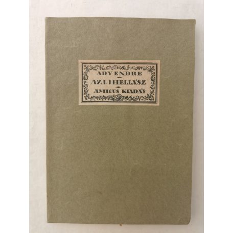 Ady Endre: Az uj Hellász (számozott)
