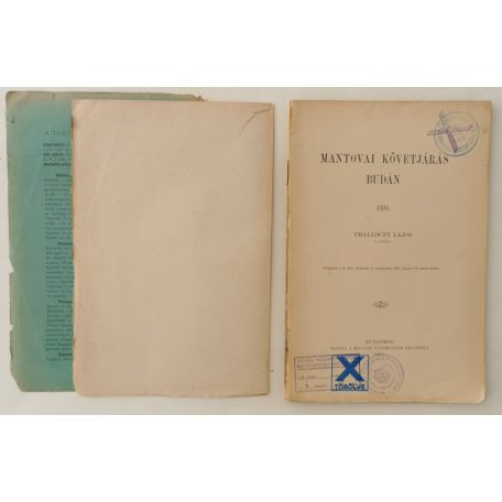 Thallóczy Lajos: Mantovai követjárás Budán