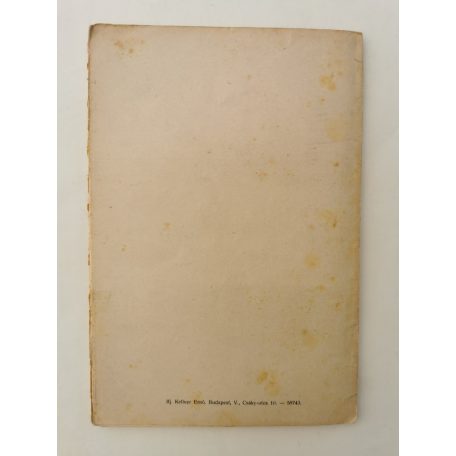 Szabó Dezső (szerk.): Élet és Irodalom I. évf. 6. sz. - 1923. augusztus
