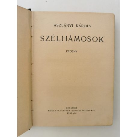Aszlányi Károly: Szélhámosok