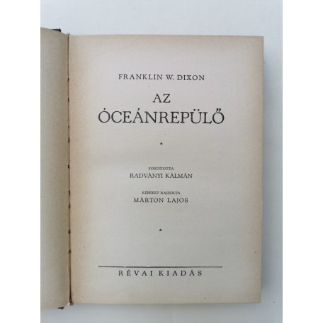 Franklin W. Dixon: Az óceánrepülő