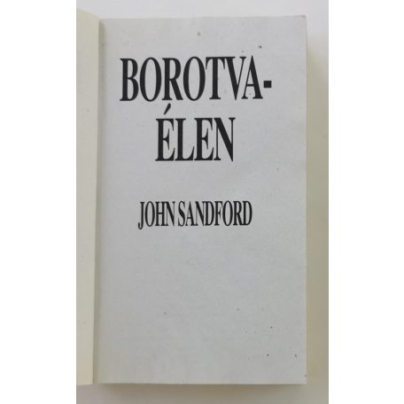 John Sandford: Borotvaélen 