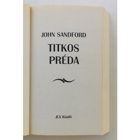 John Sandford: Titkos préda