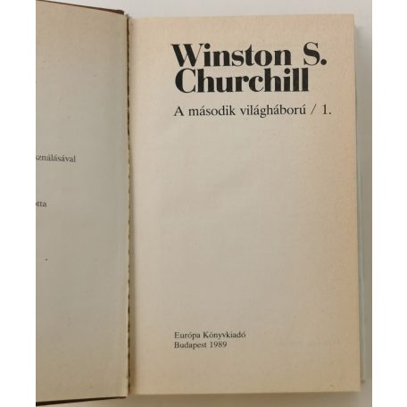 Winston S. Churchill: A második világháború 1-2. 