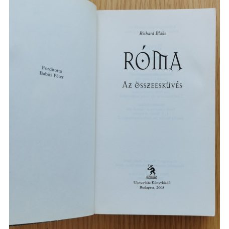 Richard Blake: Róma - Az összeesküvés