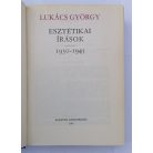Lukács György: Esztétikai írások (1930-1945)
