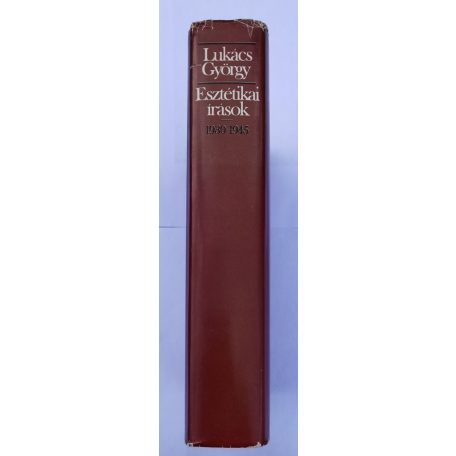 Lukács György: Esztétikai írások (1930-1945)