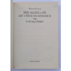   Warren Farrell: Miért ​nem értik a nők, amit a férfiak nem mondanak ki, avagy ki védi meg a férfiakat?
