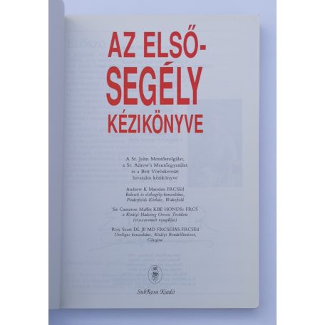 Az elsősegély kézikönyve