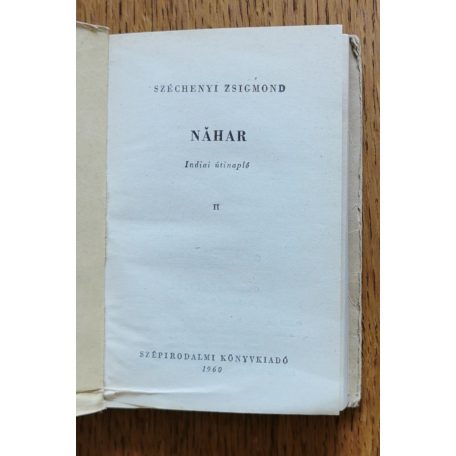 Széchenyi Zsigmond: Náhar I-II.