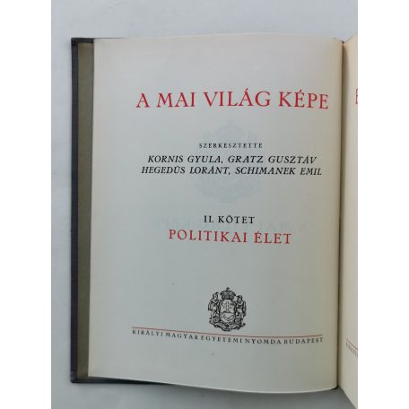 Kornis Gyula (szerk.): A mai világ képe I-IV.
