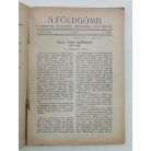 A Földgömb I. évf. 5. sz. 1930