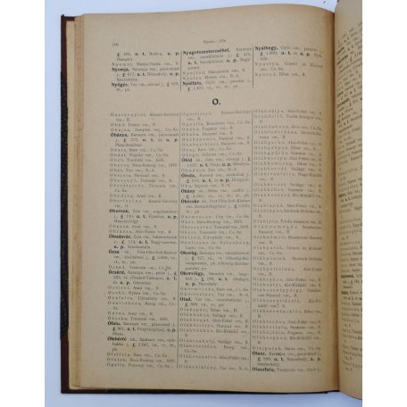 Magyarország helységnévtára 1922.