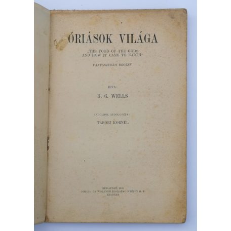 H. G. Wells: Óriások világa