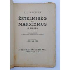 F. J. Jaroslav: Értelmiség és marxizmus 