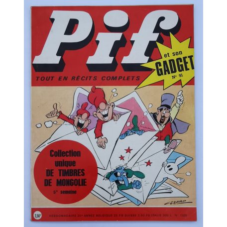 Pif Gadget N° 91.