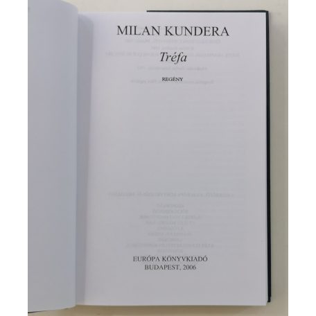 Milan Kundera: Tréfa 