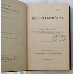 Goldzieher Vilmos, Dr.: A szemészet kézikönyve