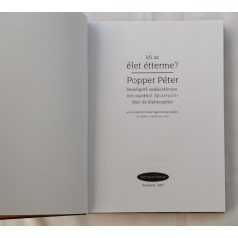 Popper Péter: Mi az élet étterme?
