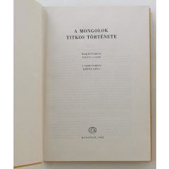 Ligeti Lajos: A mongolok titkos története (1. kiadás!)