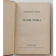 Kodolányi János: Suomi titka 
