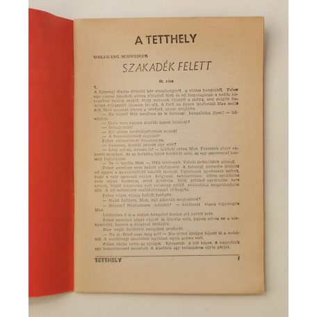 Tetthely - Bűnügyi, irodalmi regényújság II. évf. 1. sz.