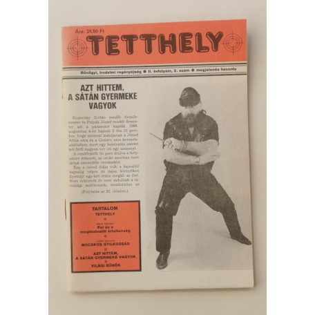 Tetthely - Bűnügyi, irodalmi regényújság II. évf. 2. sz.