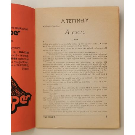 Tetthely - Bűnügyi, irodalmi regényújság II. évf. 3. sz.