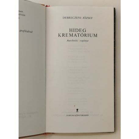 Debreczeni József: Hideg krematórium 