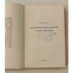   Jan Huizinga: Válogatott tanulmányok - Tudomány, irodalom, művészet (Fordította: Radnóti Miklós)