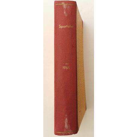 Pető Béla (szerk.): Sportélet I-II. évfolyam 1965-1966 (nem teljes) + Labdarúgás Olimpiai szám 1964 (egybekötve)
